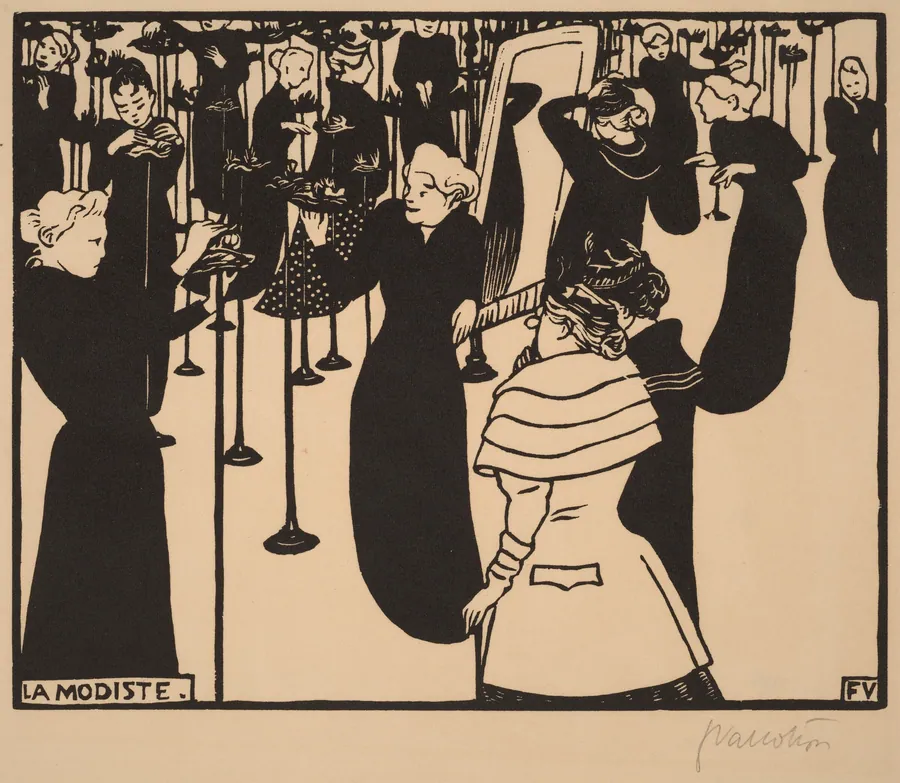 La Modiste (The Milliner) by Félix Vallotton