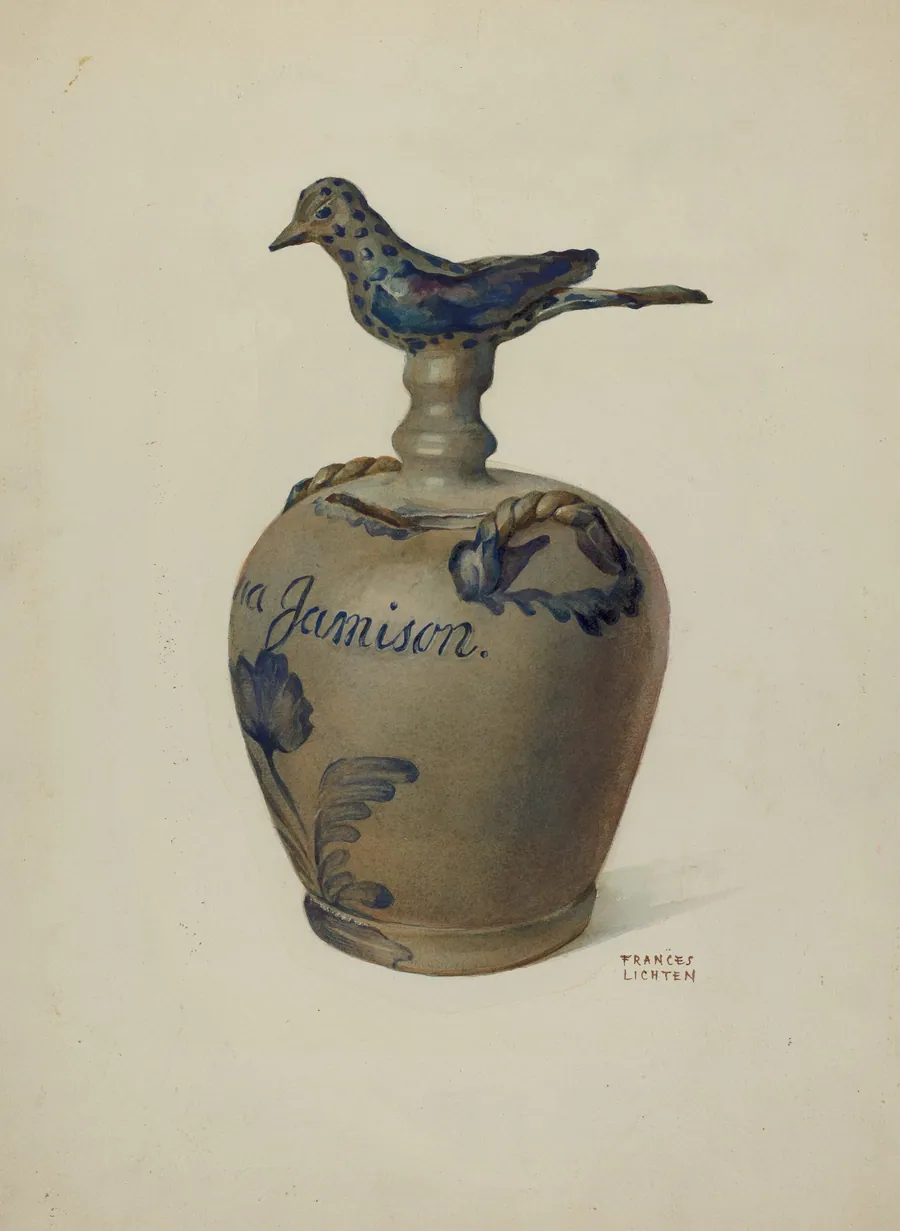 Pa. German Money Bank by Frances Lichten