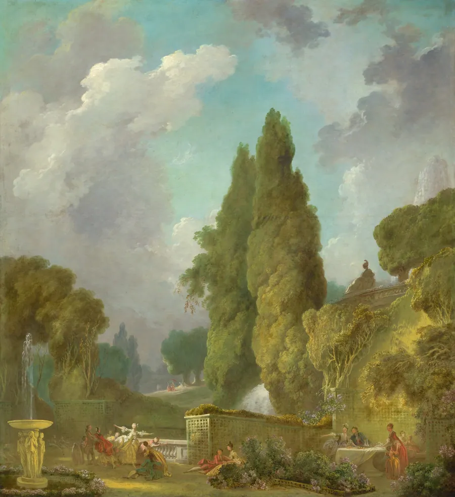 Blindman's Buff by Jean Honoré Fragonard