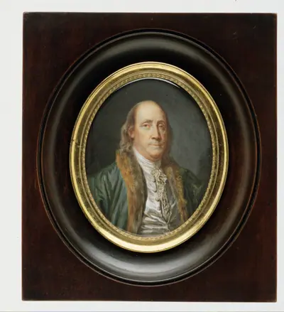 Benjamin Franklin (1706–1790), after a Painting by Greuze of 1777