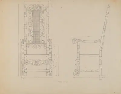 Drawing of a Chair