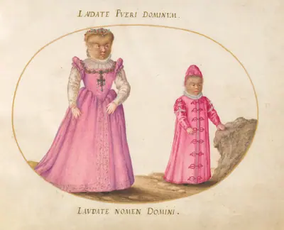 Plate 2: Maddalena and Enrico, the Children of Pedro González (Petrus Gonsalvus)