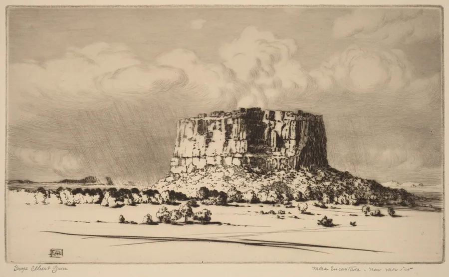 Mesa Encantada, New Mexico (no. 2) by George Elbert Burr