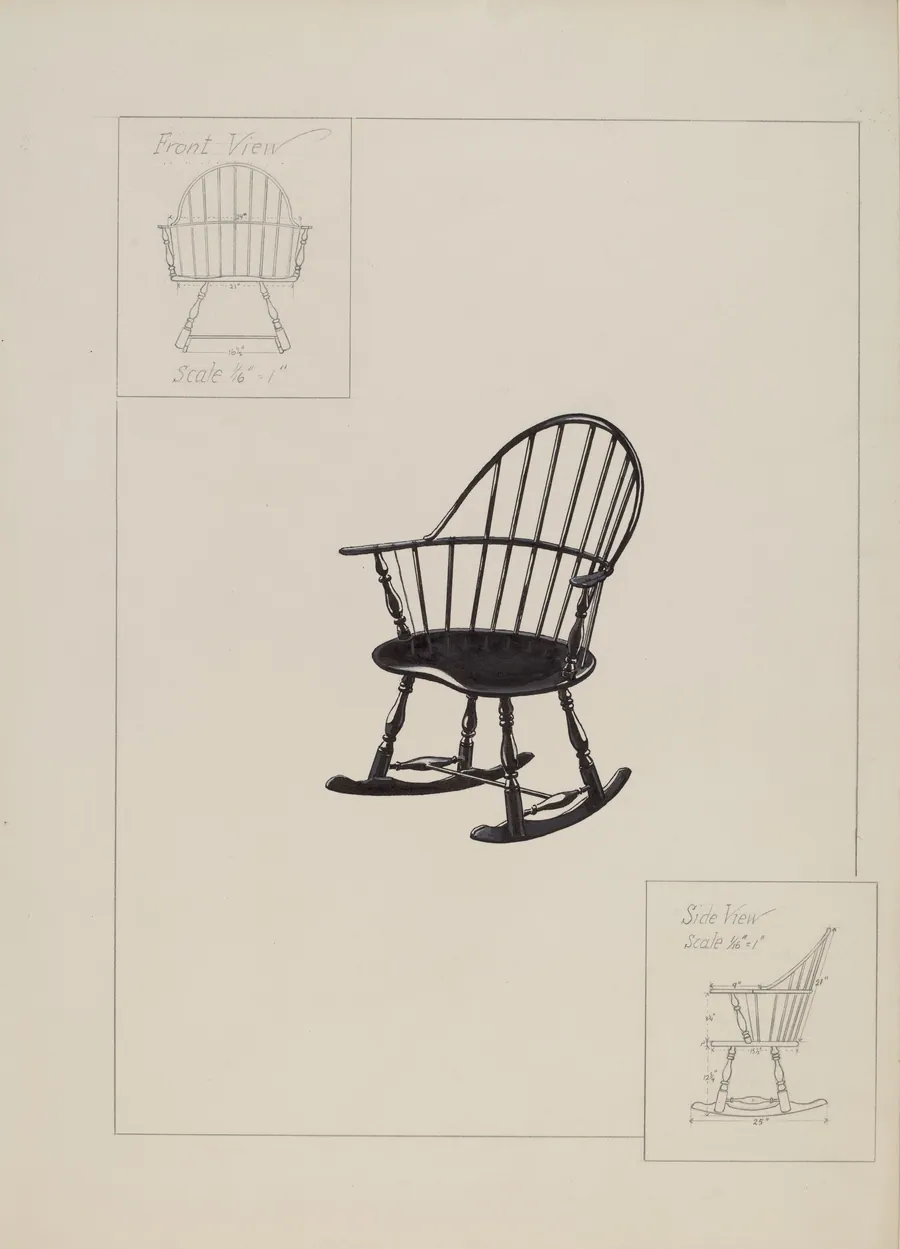 Chair (Windsor) by American 20th Century