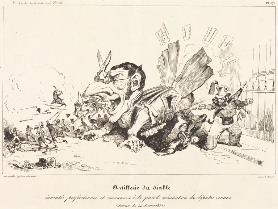 Artillerie du Diable (The Devil's Artillery) by Eugène-Hippolyte Forest