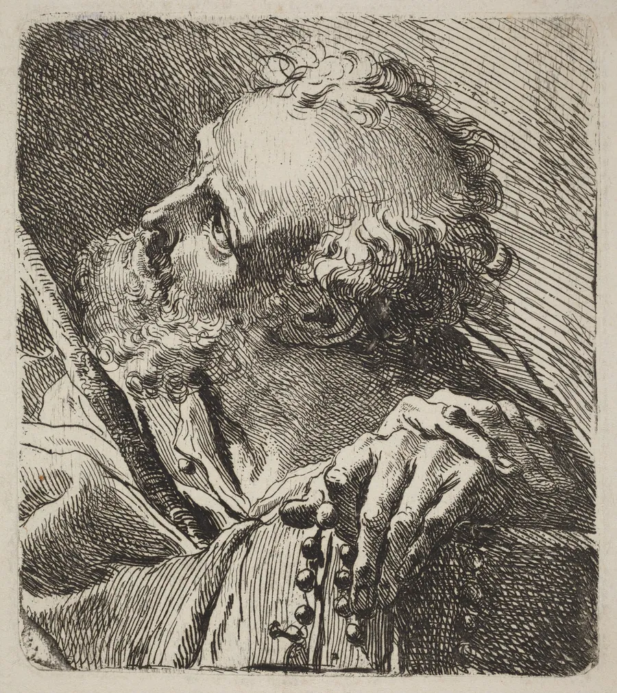 Bust of a Saint by Gaetano Gandolfi