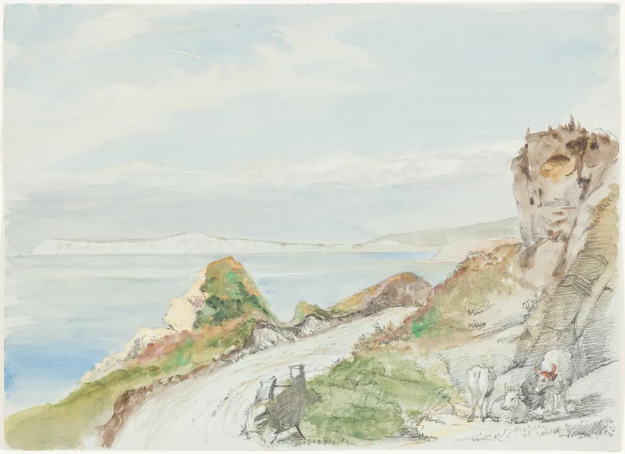 Freshwater Bay, Isle of Wight by Sir George Hayter