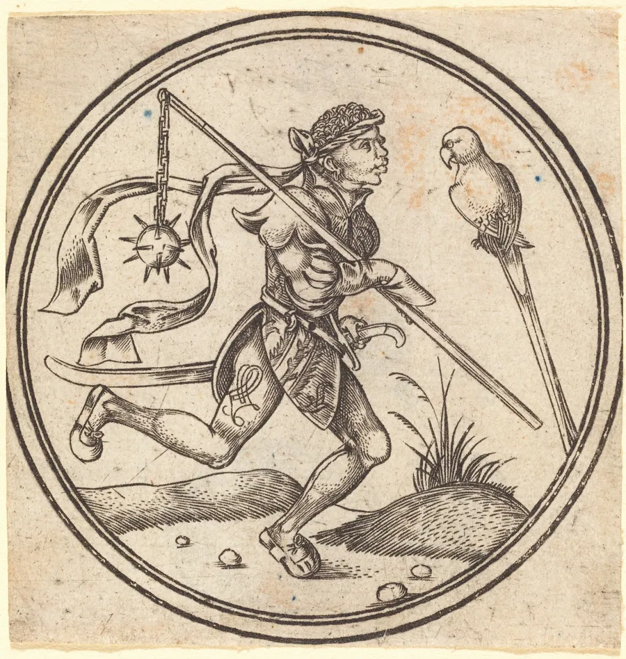 The Jack of Parrots by Master PW of Cologne