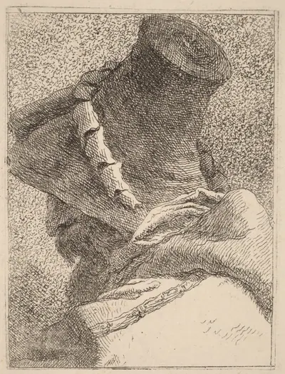 Profile of an Old Man with a Hat
