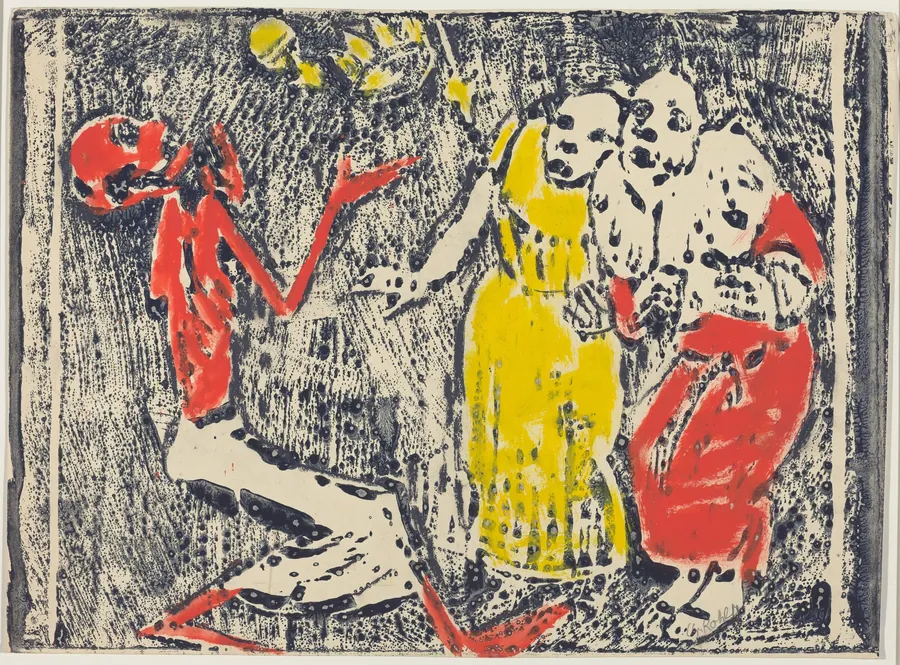 Death as Juggler (Revolution) (Tod als Jongleur [Revolution]) by Christian Rohlfs