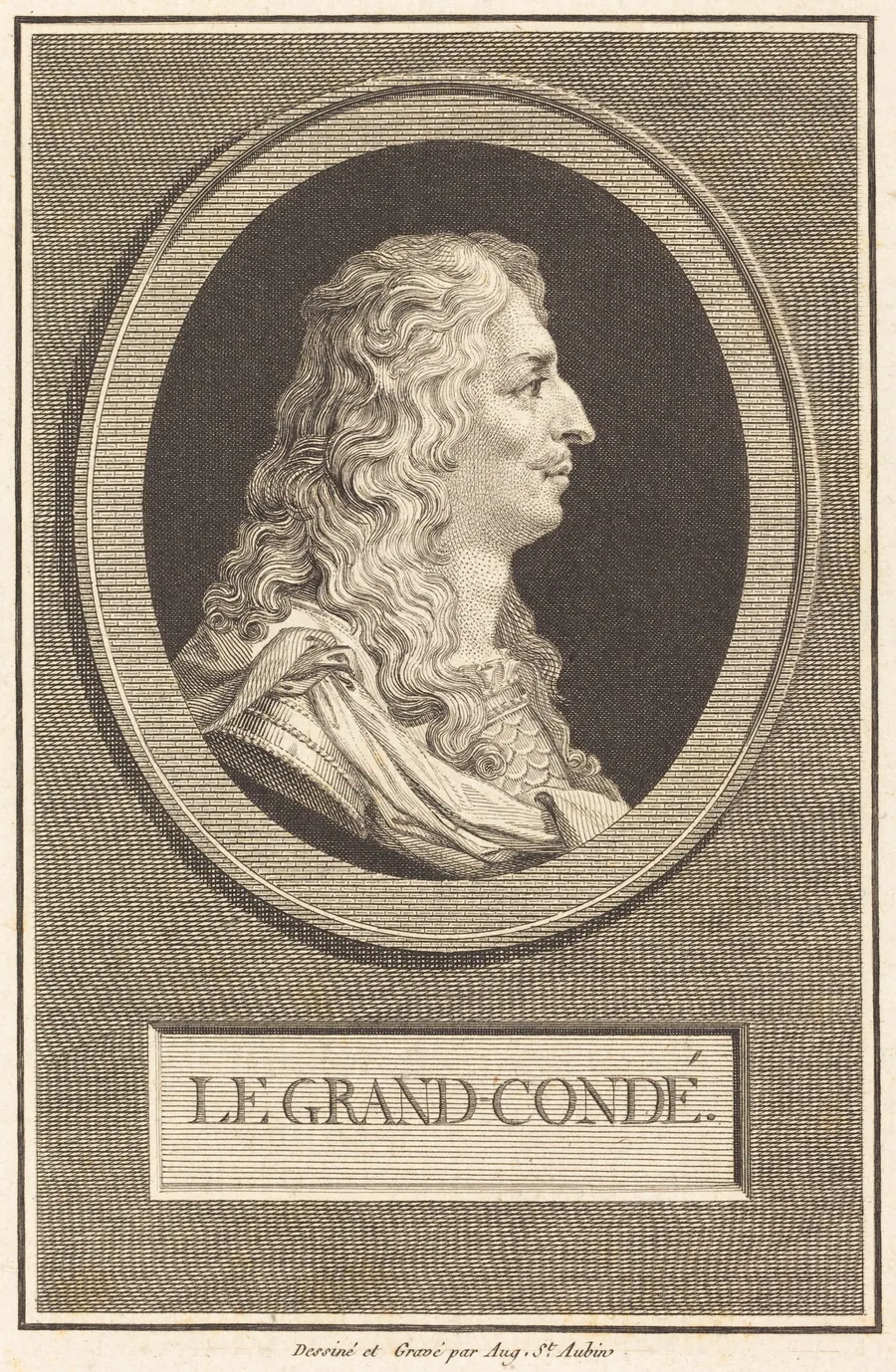 Le Grand-Conde by Augustin de Saint-Aubin