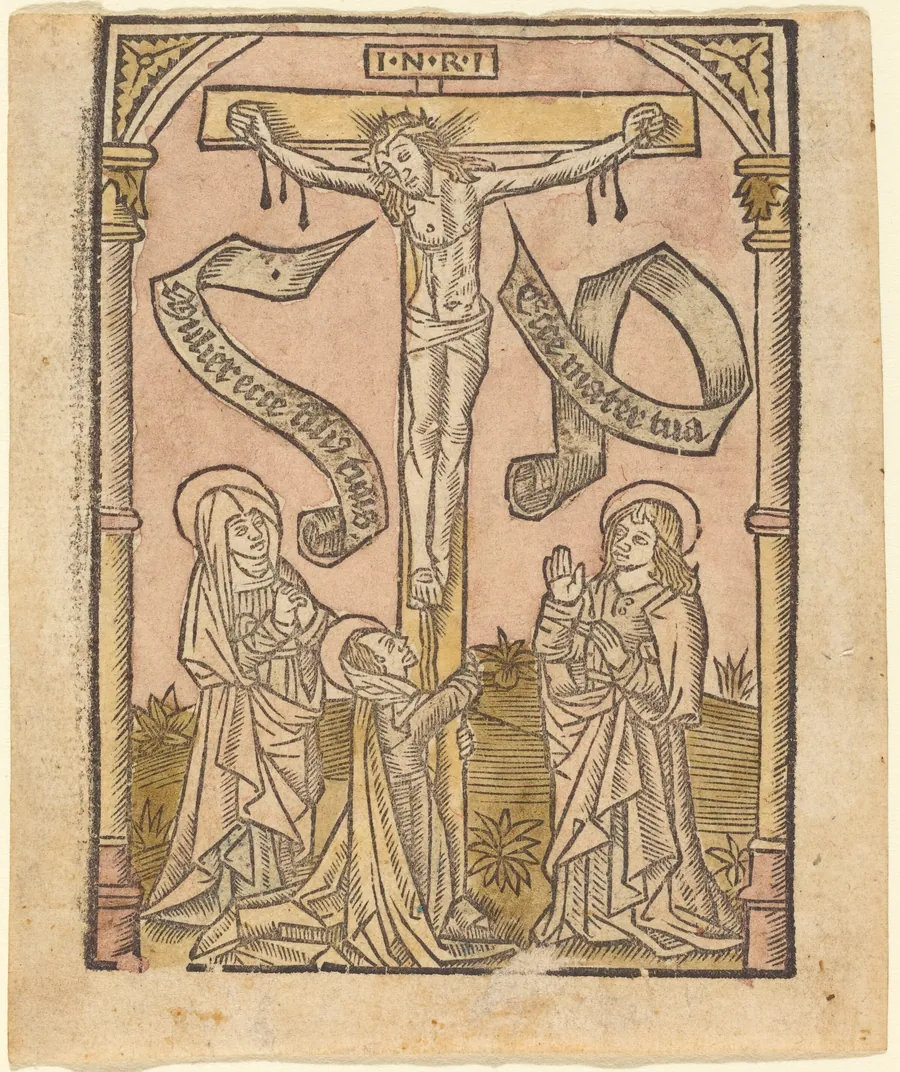 The Crucifixion by French 15th Century