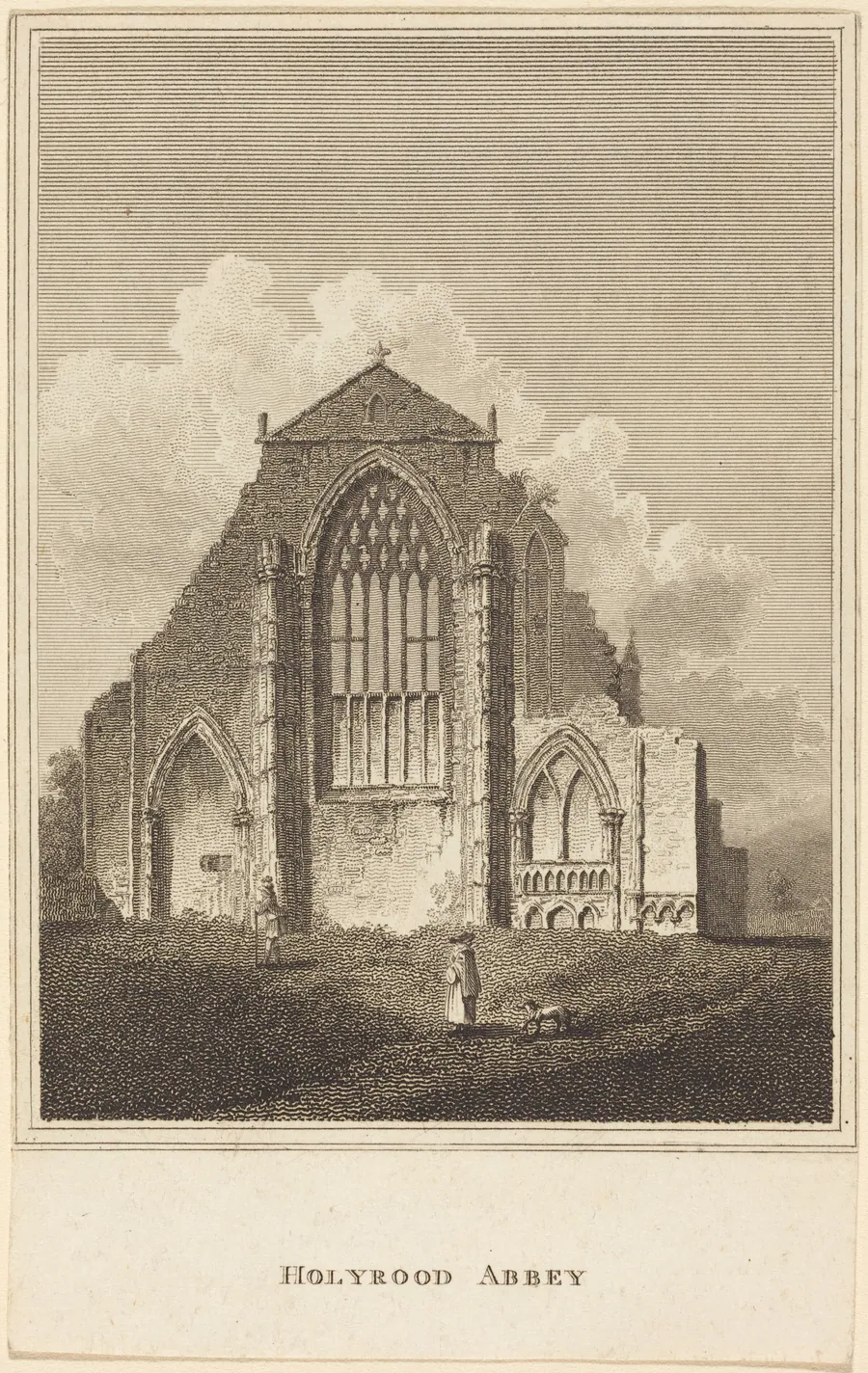 Holyrood Abbey by British 19th Century
