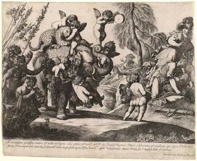 Bacchus with Diana and Minerva
