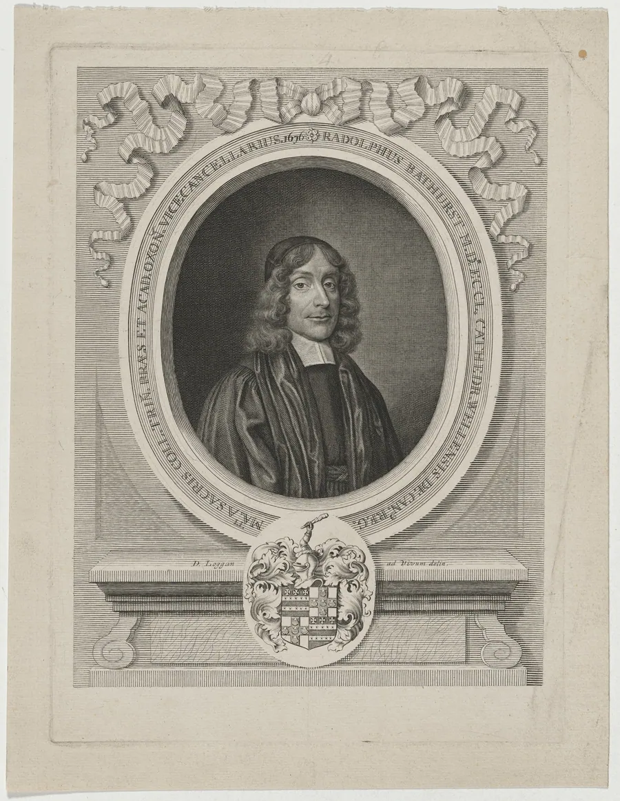 Ralph Bathurst, Dean of Wells by David Loggan
