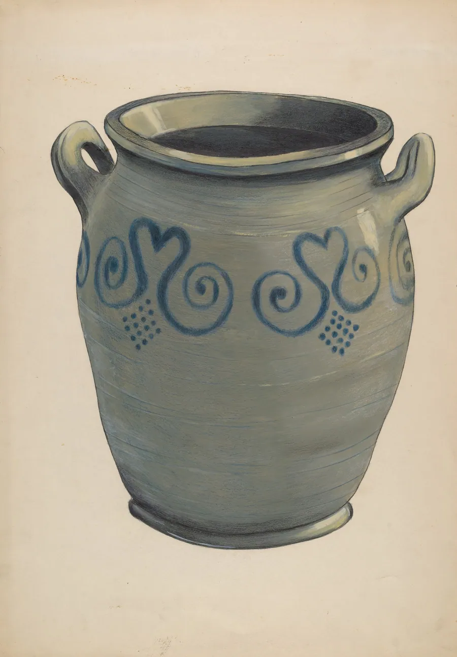 Stoneware Crock by Fred Weiss
