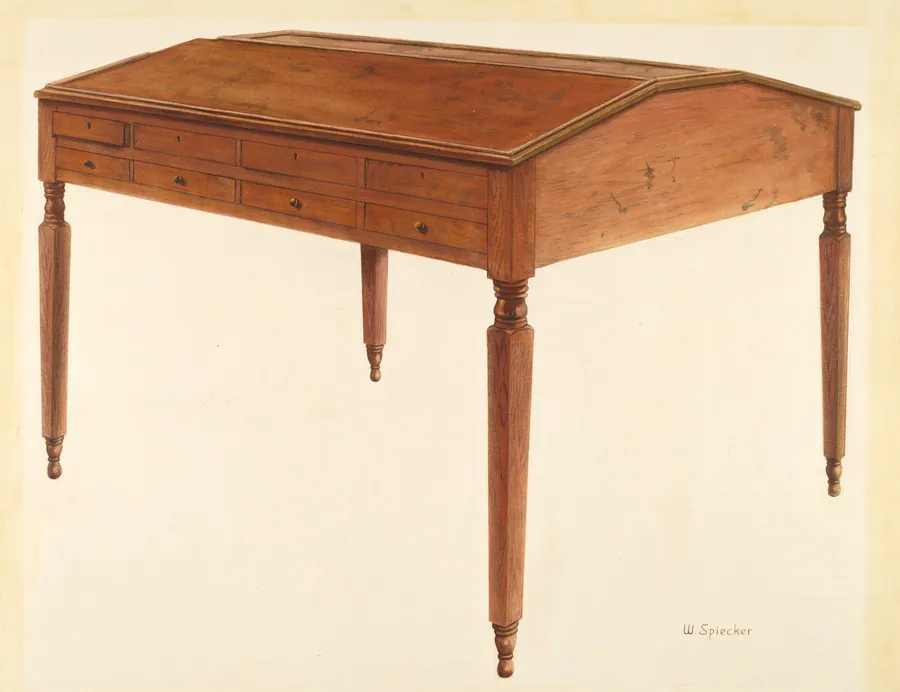 Bishop Hill: Accounting Desk by William Spiecker