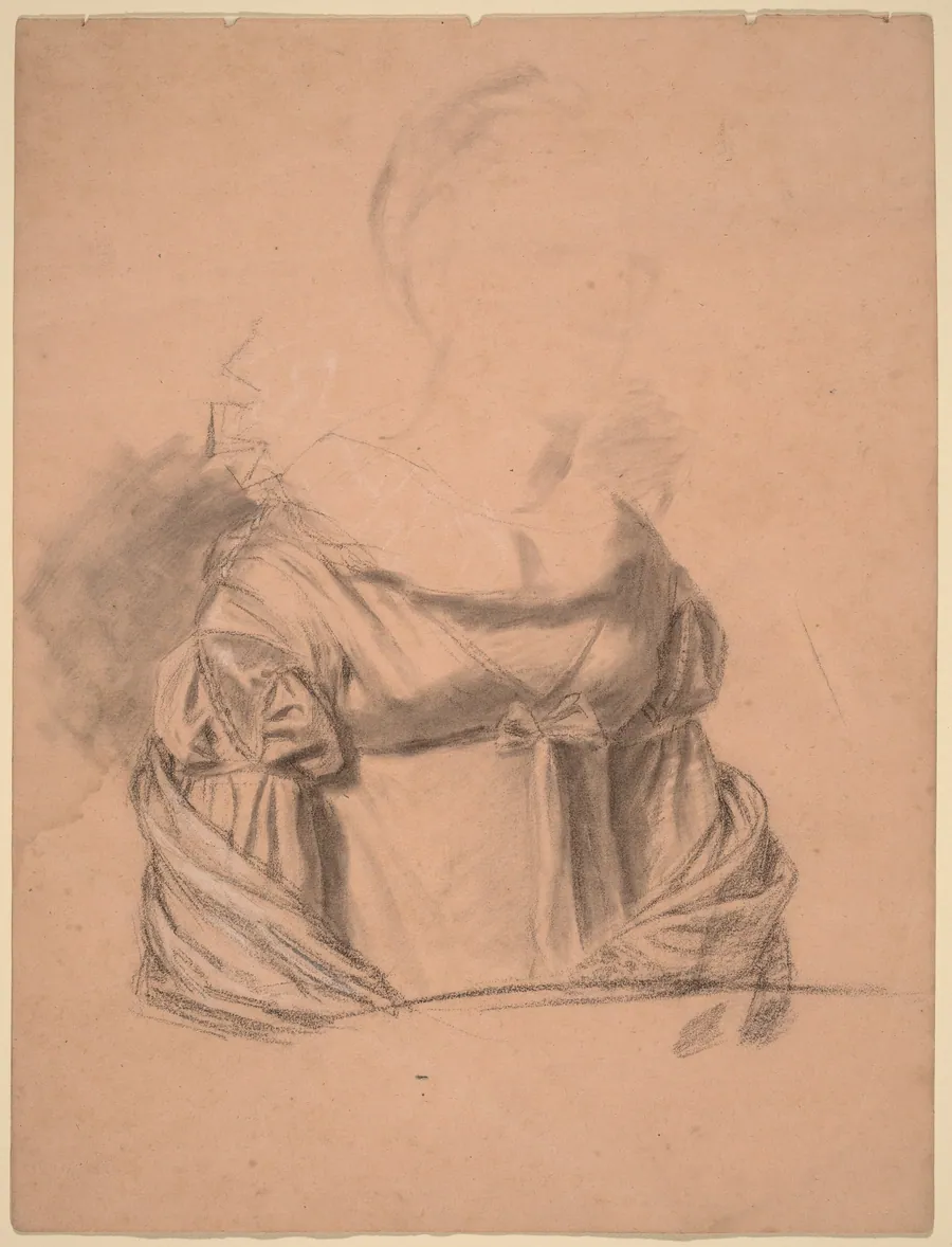 Study of a Woman's Dress by John Vanderlyn
