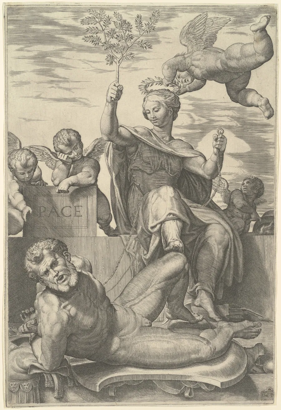 Allegory of Peace by Domenico Tibaldi