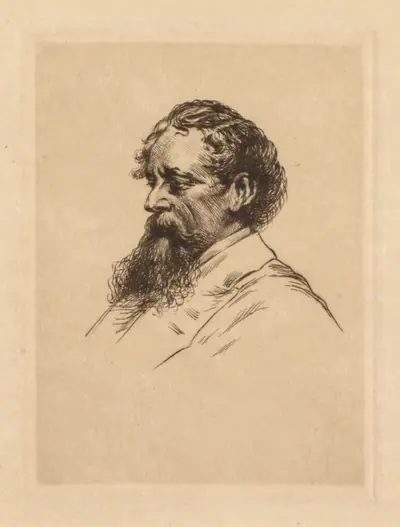 Portrait of Charles Dickens