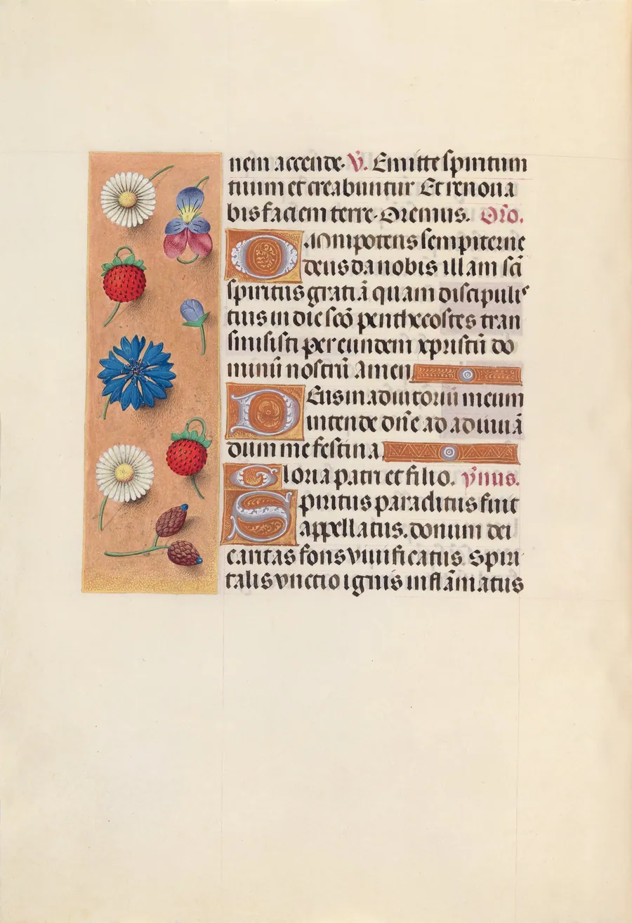 Hours of Queen Isabella the Catholic, Queen of Spain:  Fol. 34v by Master of the First Prayerbook of Maximillian