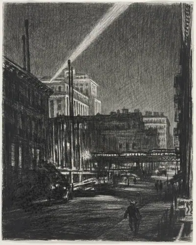 New York Night (recto)