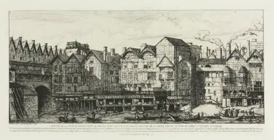 Part of the City of Paris at the End of the Seventeenth Century