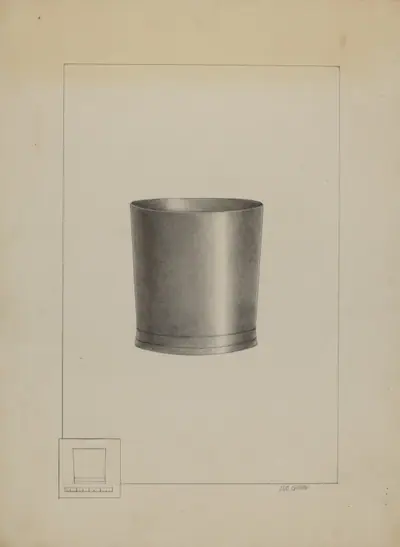 Pewter Beaker
