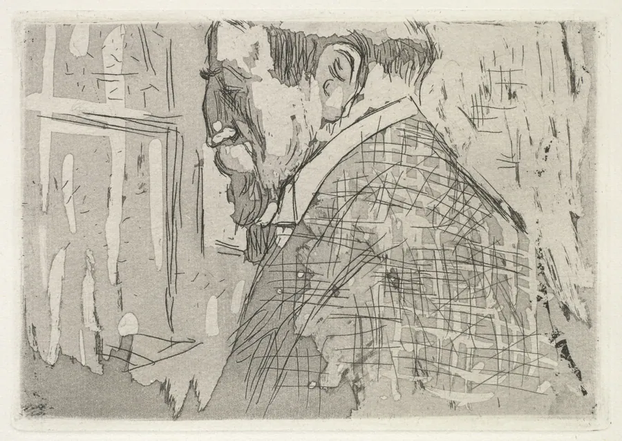 Portrait of Theo van Rysselberghe by Édouard Vuillard