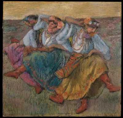 Dancers in Ukrainian Dress