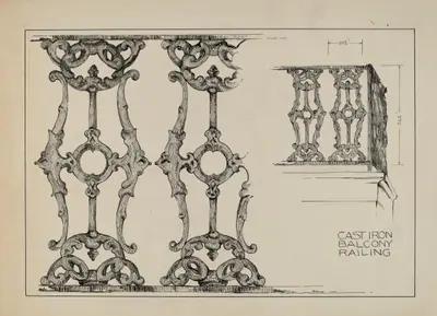 Iron Balcony Railing