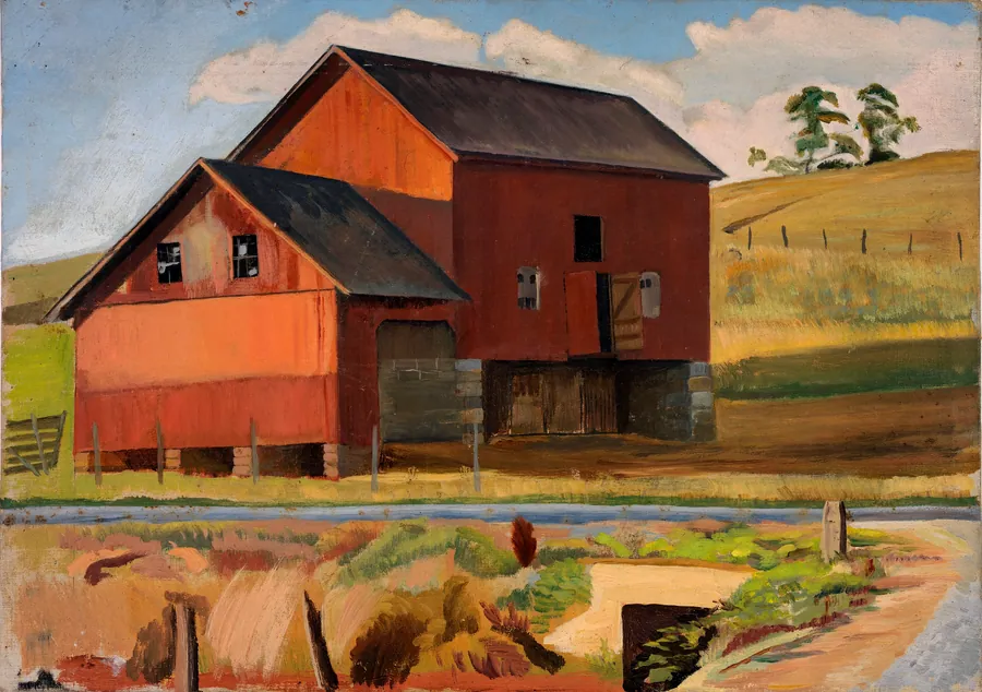 Bluemont Farm by Edward Bruce, born Dover Plains, NY 1879-died Hollywood, FL 1943