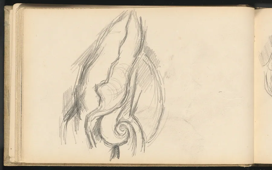 Cushion of an Armchair by Paul Cezanne