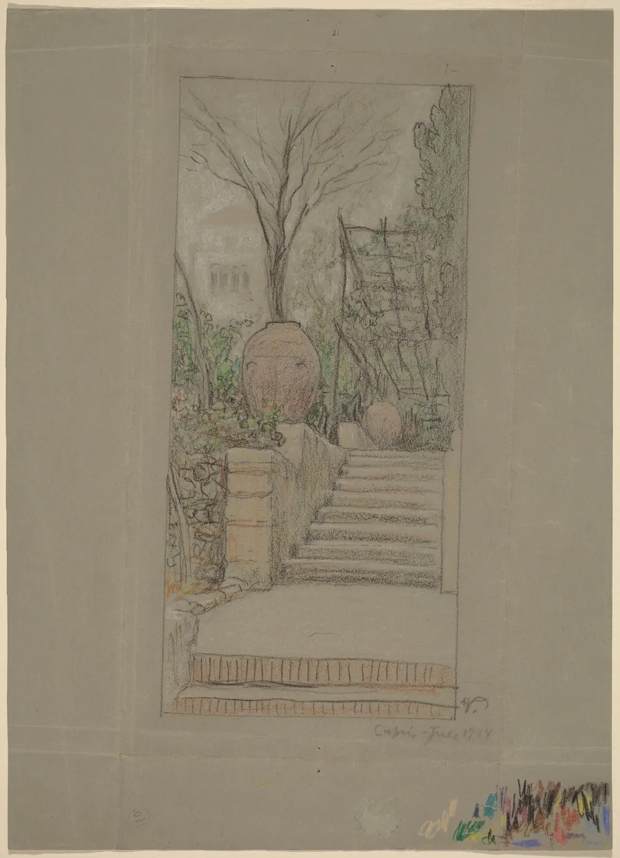 Capri by Elihu Vedder