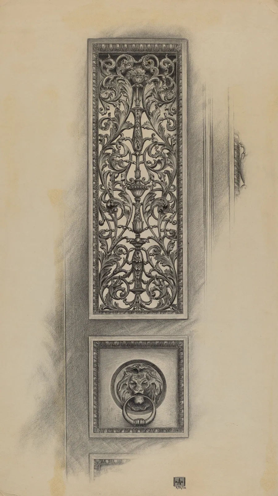 Cast Iron Panel by Ralph Atkinson