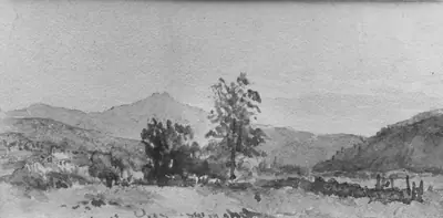 Three Views, No. 1: Mount Washington from Shelburn, New Hampshire