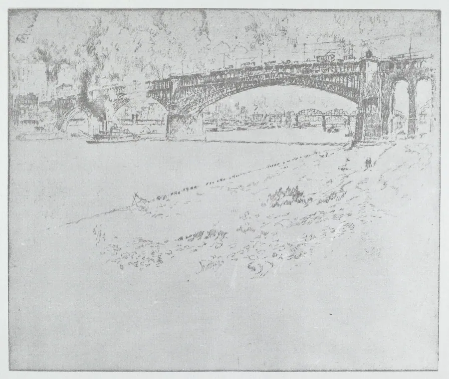The Eads Bridge, St. Louis [top] by American 20th Century