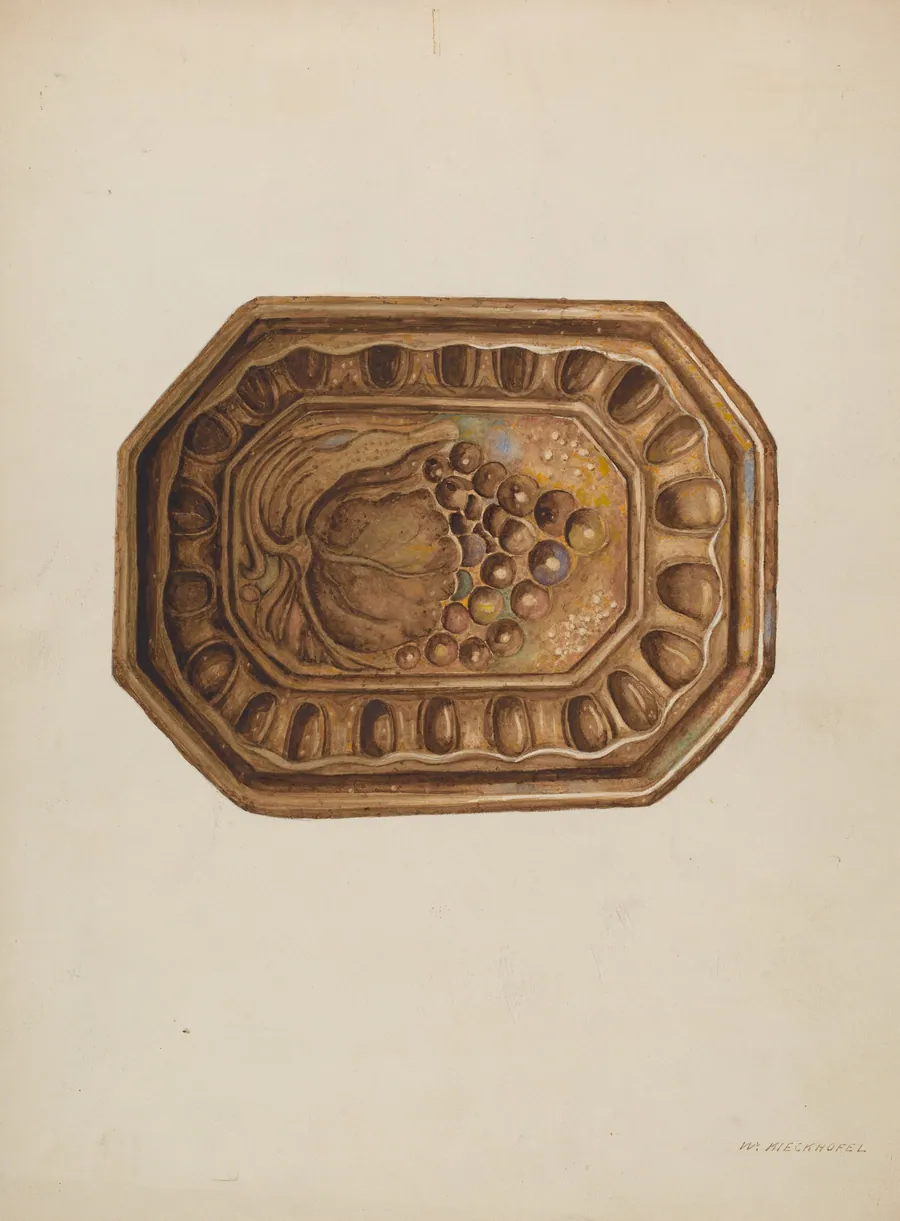 Crockery Mold "Rockingham" by William Kieckhofel
