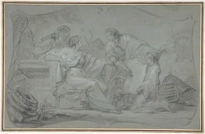 Semiramus Inspecting a Plan of Babylon