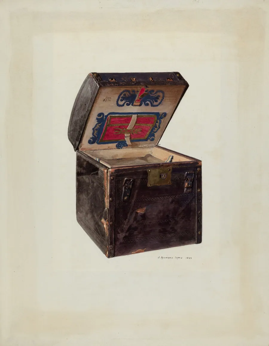 Stage Coach Trunk by J. Howard Iams
