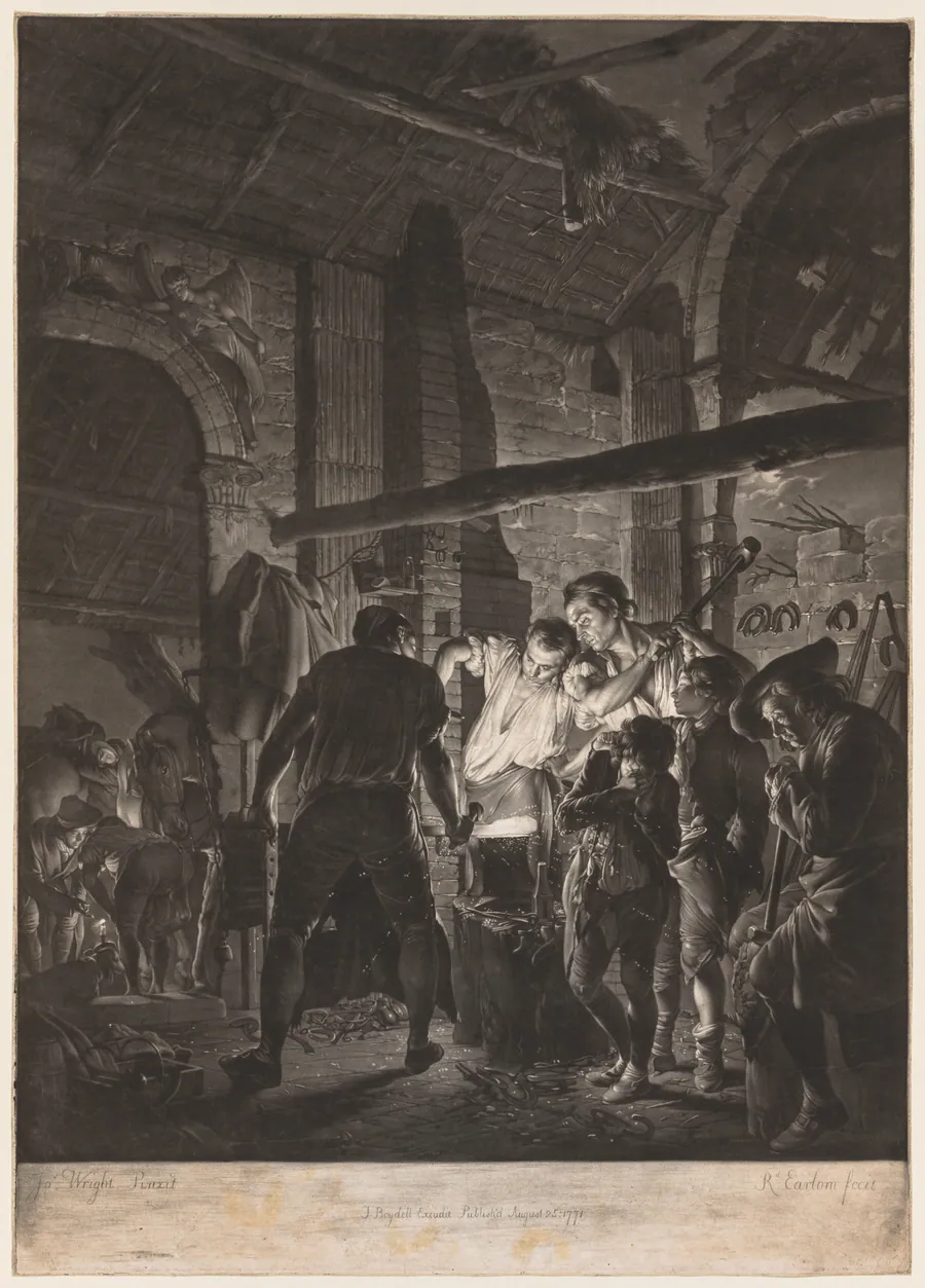 The Blacksmith by Richard Earlom