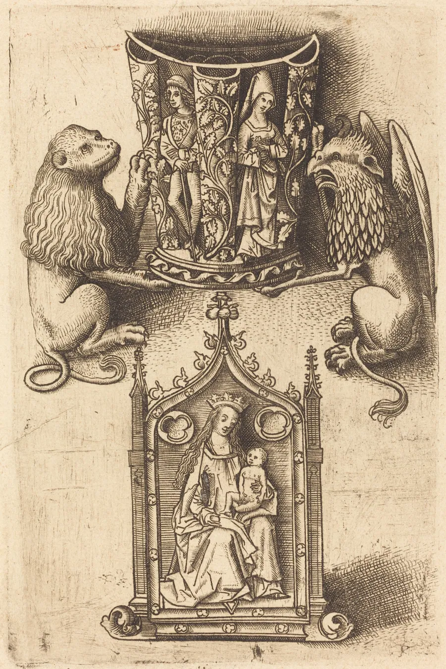 Design for a Beaker and a Pax by Master of St. Sebastian