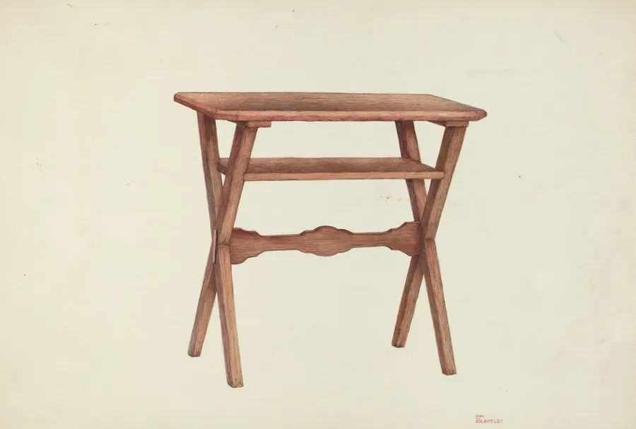 Wooden Table by Hal Blakeley