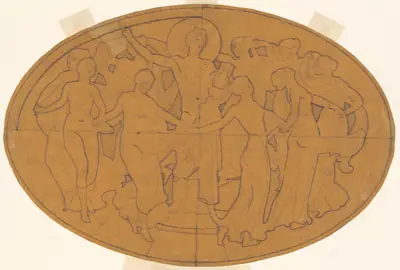 Study for "Apollo and the Muses"