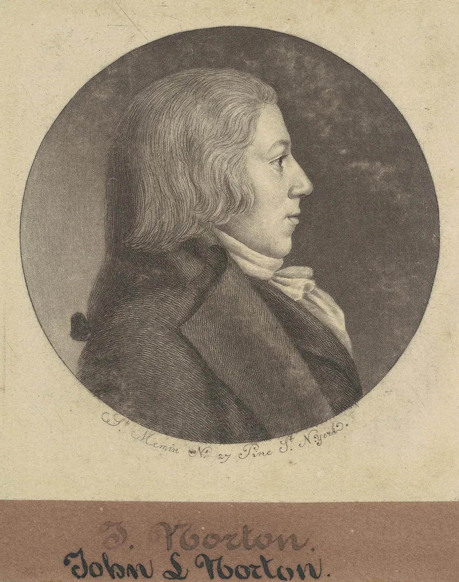 John Leake Norton by Charles B. J. Févret de Saint-Mémin