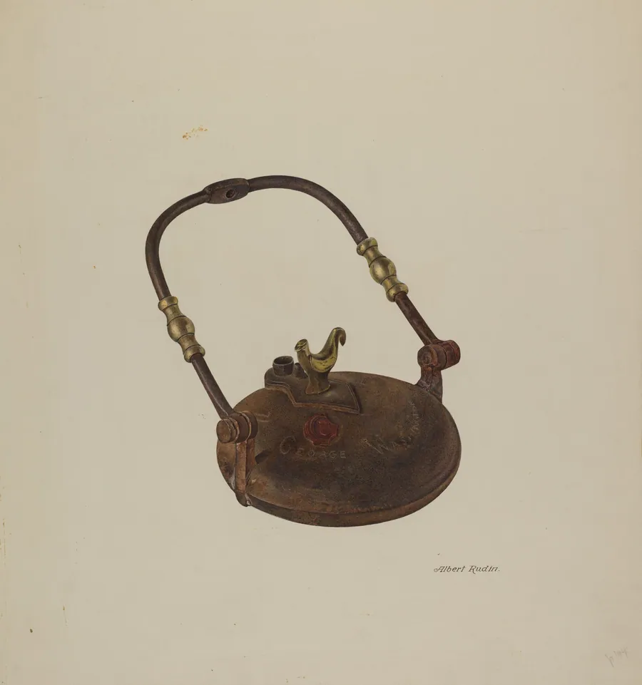 Camp Lamp by Albert Rudin