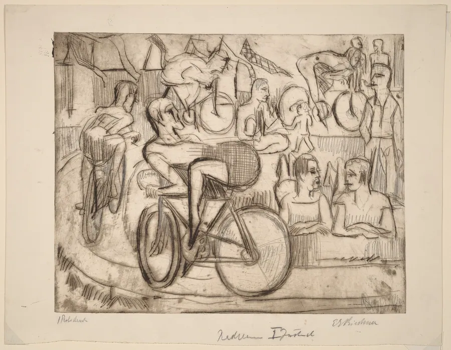 Cycle Race by Ernst Ludwig Kirchner