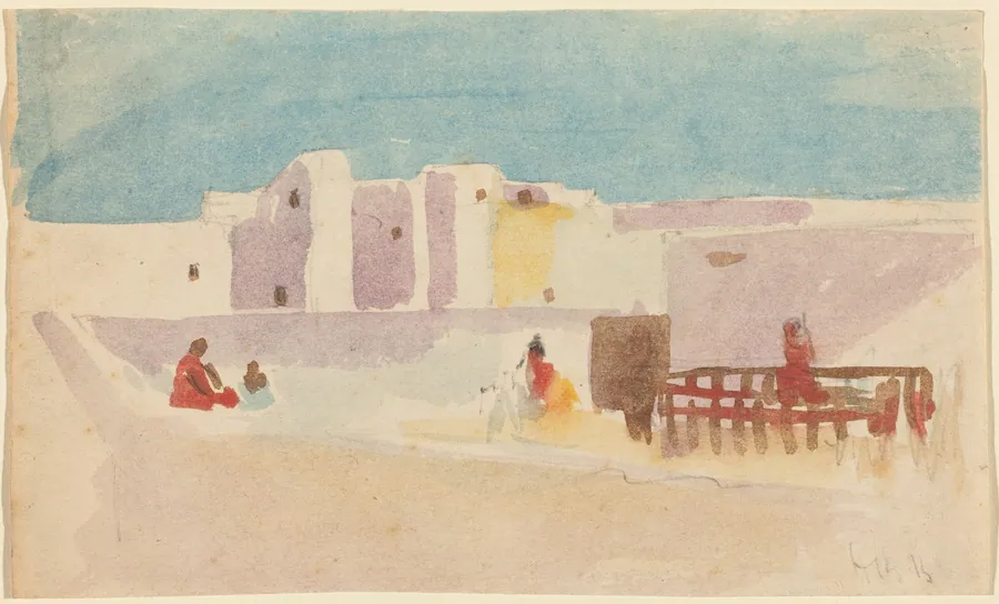 Walls of a North African City by Hercules Brabazon Brabazon