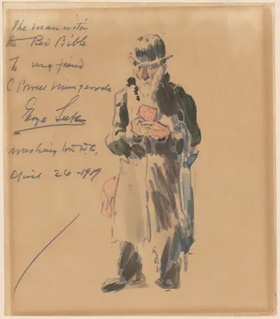 The Man with the Red Bible