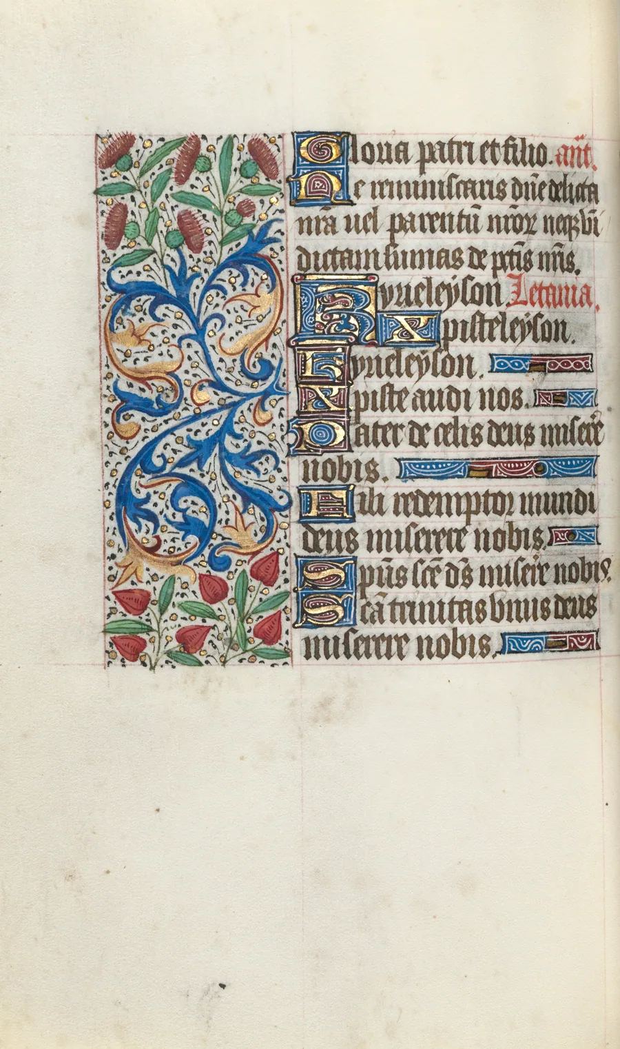 Book of Hours (Use of Rouen): fol. 92v by Master of the Geneva Latini
